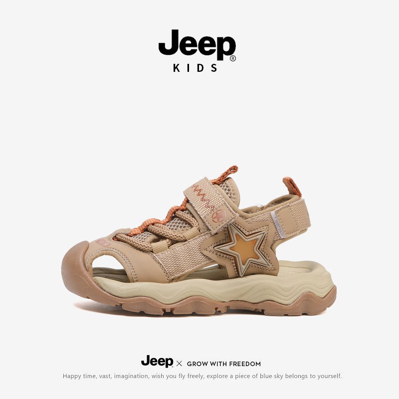 Jeep Boys' Sandals 2025 Velcro Boys' Sports Sandals For Outdoor Wear And River Tracing Sandals - Image 1