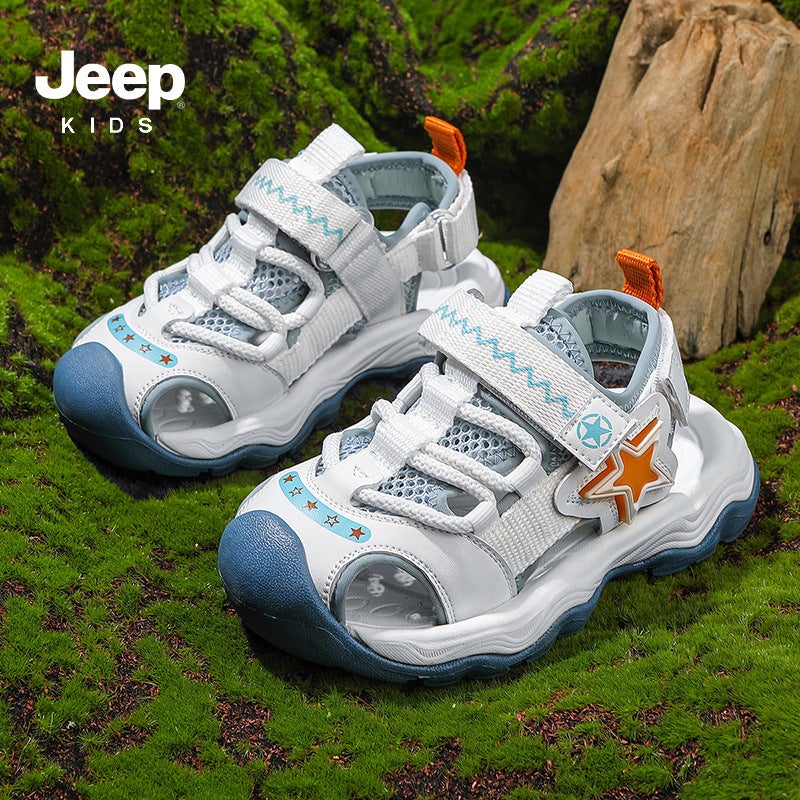 Jeep Boys' Sandals 2025 Velcro Boys' Sports Sandals For Outdoor Wear And River Tracing Sandals - Image 3