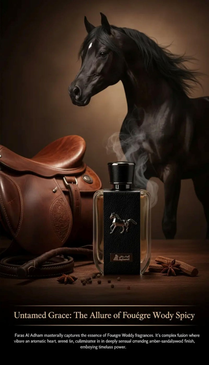 A ASGHARALI - Faras Al Adham Eau de Parfum 100ml â€“ Premium Wood Scent for Men â€“ Long Lasting Menâ€™s Cologne with Rich Oriental Notes â€“ Signature Perfume for Men Ideal Gift for Modern Gentlemen - Image 5