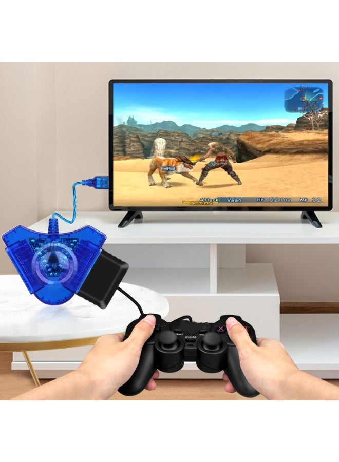 USB 2.0 Controller Adapter Cable for Game Console to PC – Dual Controller Support  - Image 2