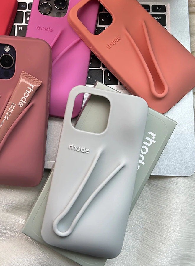 rhode Peptide Unscented Lip Tint with Matching Summer Mobile Case for iPhone 15-16-17 Pro and Pro Max, Secure-Fit Silicone Case with Lip Gloss Holder, Stylish Packaging and Convenient Design for Easy Touch-Ups On the Go - Image 3