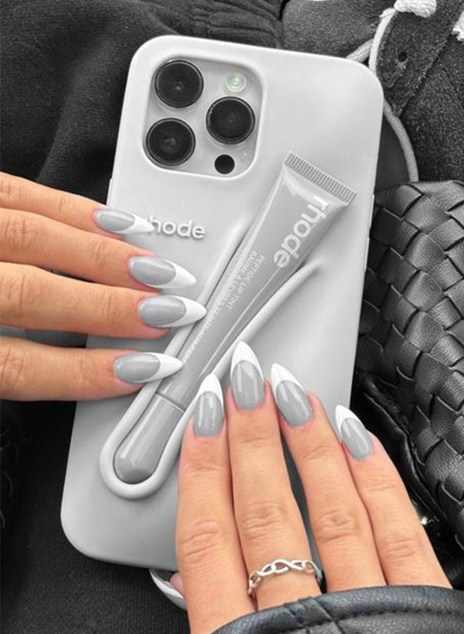 rhode Peptide Unscented Lip Tint with Matching Summer Mobile Case for iPhone 15-16-17 Pro and Pro Max, Secure-Fit Silicone Case with Lip Gloss Holder, Stylish Packaging and Convenient Design for Easy Touch-Ups On the Go - Image 4