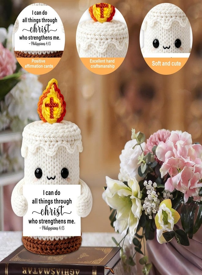 TI-EDC Confirmation Gifts for Teen Girls Boys, Easter Basket Stuffer Baptism Gifts for Girl Boys Teens Cross Religious Candles Doll Crochet Gift Bible Stuff Faith Based Church Bulk, First Communion - Image 5