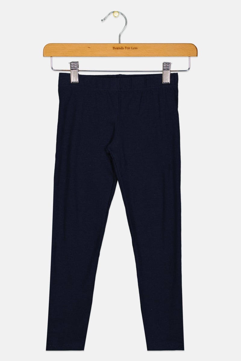 GAP سروال ليغينغز سادة للبنات، كحلي - Image 1