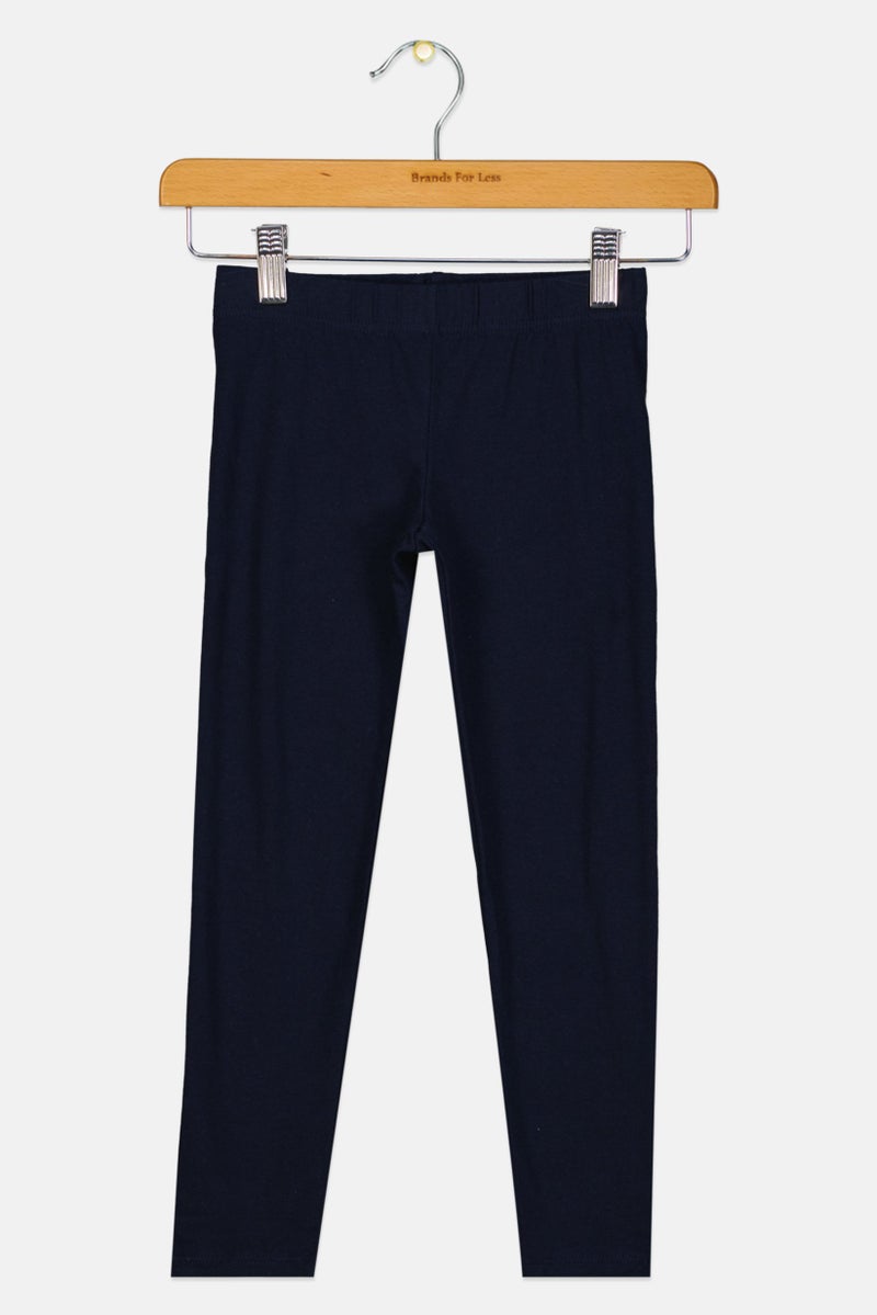 GAP سروال ليغينغز سادة للبنات، كحلي - Image 2