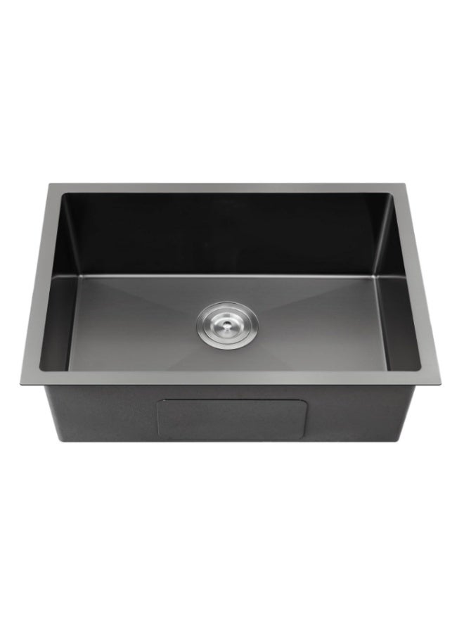 Wonderful-kitchens Nano Black Stainless Steel Kitchen Sink (Sink Only) - Image 1