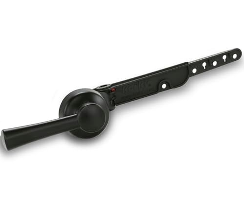 Korky Strongarm Metal Toilet Handle and Lever - Universal to Fit Front, Angled, Side, Left, and Right Mount Toilets - Matte Black, Simple Style, 6034BP - Image 1