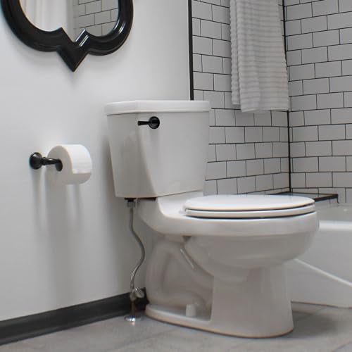 Korky Strongarm Metal Toilet Handle and Lever - Universal to Fit Front, Angled, Side, Left, and Right Mount Toilets - Matte Black, Simple Style, 6034BP - Image 4