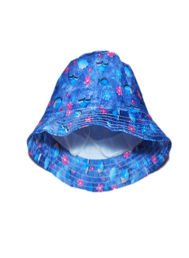 Niue Bucket Fisherman Hat Summer Beach Cute Sun Travel Hat for Baby Boys & Girls (3-5 Years)-(Blue) - Image 2