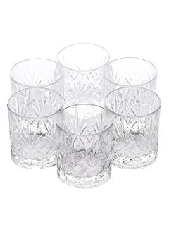 Vitacelli Italian Premium Old Fashioned 225 ML Crystal  Glass Set 6  225 ML  - Image 1
