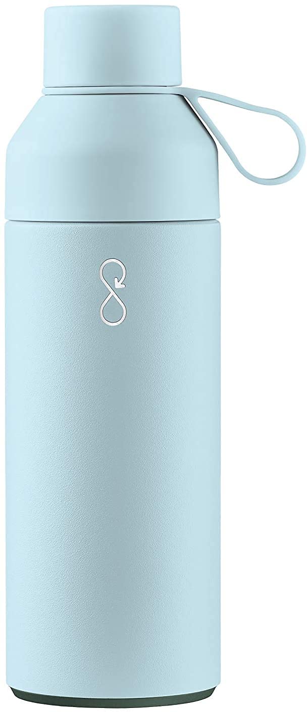 Ocean Bottle - Recycled Stainless Steel Drinks Reusable Water Bottle - Eco-Friendly & Reusable - Sky Blue - 17 oz - Image 4