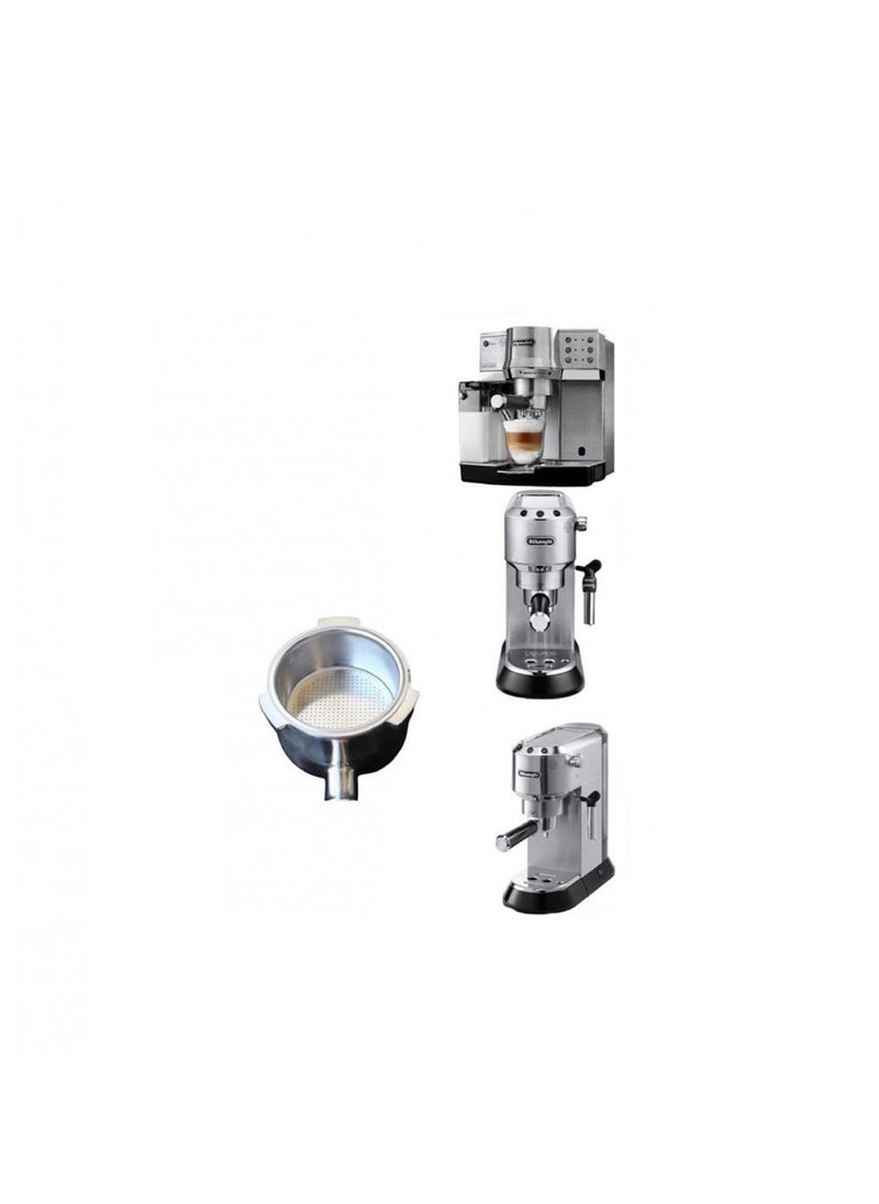 Bottomless portafilter 51mm, 3 ear with stainless steel filter basket and plastic handle fit for EC685M, EC885M, EC685BK, EC685R, EC860.