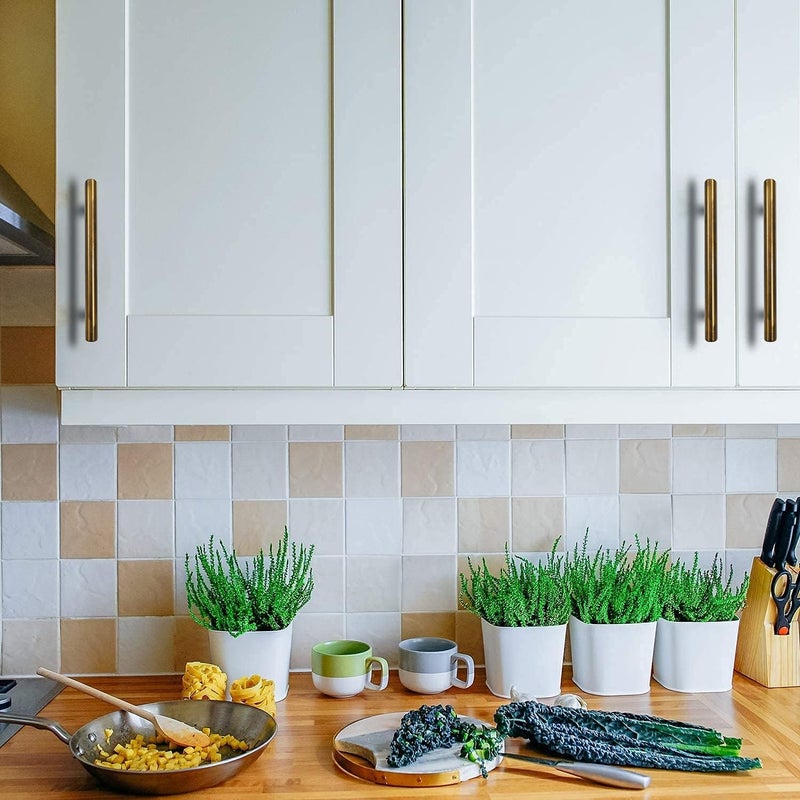 Atlantic Cabinet Pull Handle Black Coated Total Length 8 inch HoletoHole 160 mm Pack of 12 - Image 5