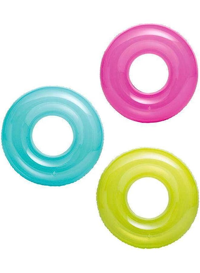 INTEX أنابيب شفافة، للأعمار من 8 سنوات فما فوق، 3 ألوان - Image 1