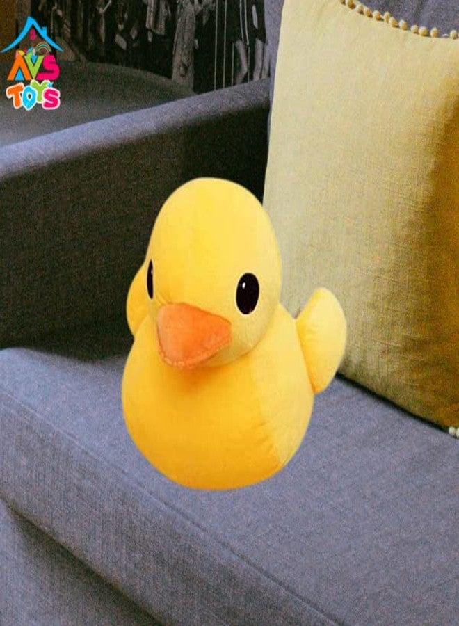 AVSHUB Soft Toys Duck Soft Toy for Kids Animal Cute Lovely Cartoon Lovable Hugable Birthday Gift Babies, Girls, Boy, Home Decor (30 cm) Valentine Day - Image 1
