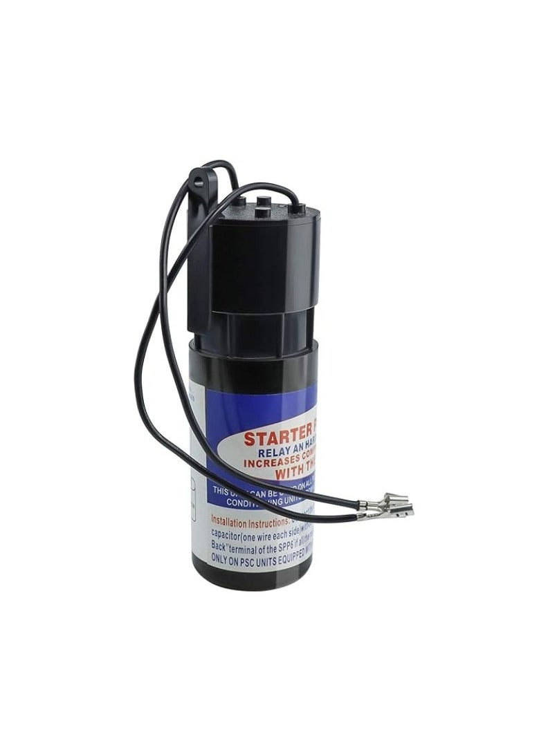 Generic SPP6 Hard Start Kit for Air Conditioners - High-Efficiency Compressor Starter | Replaces SPP6, TJ90HS6, AP4502872, 35702, DST-6, ERPP6, HS6, HS650  - Image 1