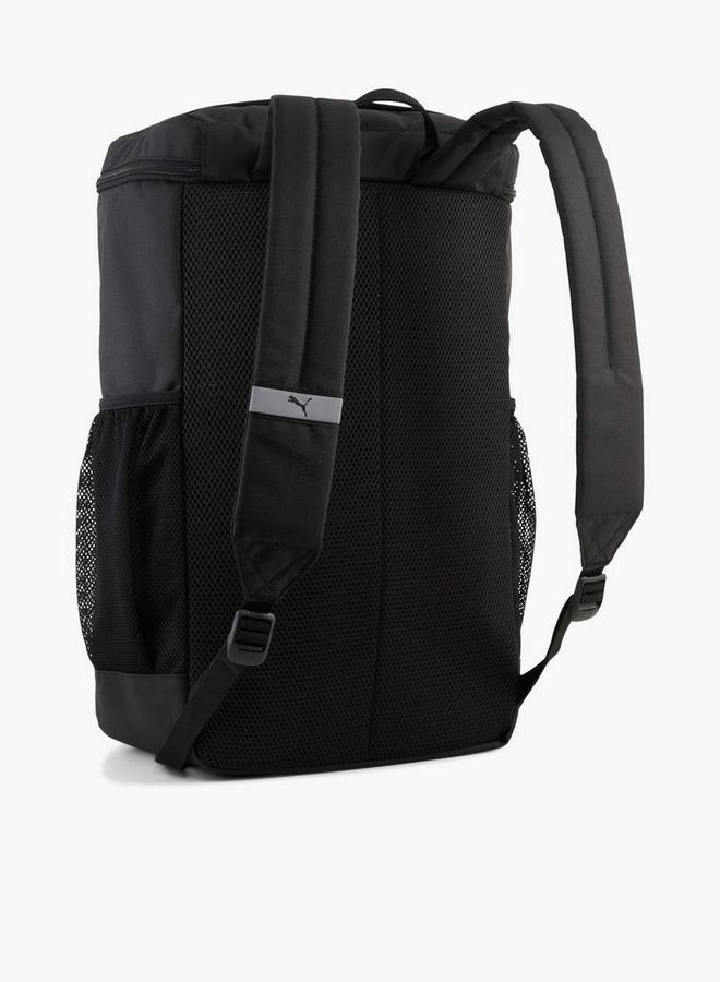 PUMA Logo Embossed Backpack For Kids 8-13 Years With Laptop Compartment - Image 4