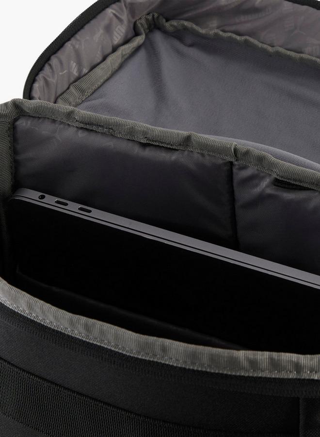 PUMA Logo Embossed Backpack For Kids 8-13 Years With Laptop Compartment - Image 3