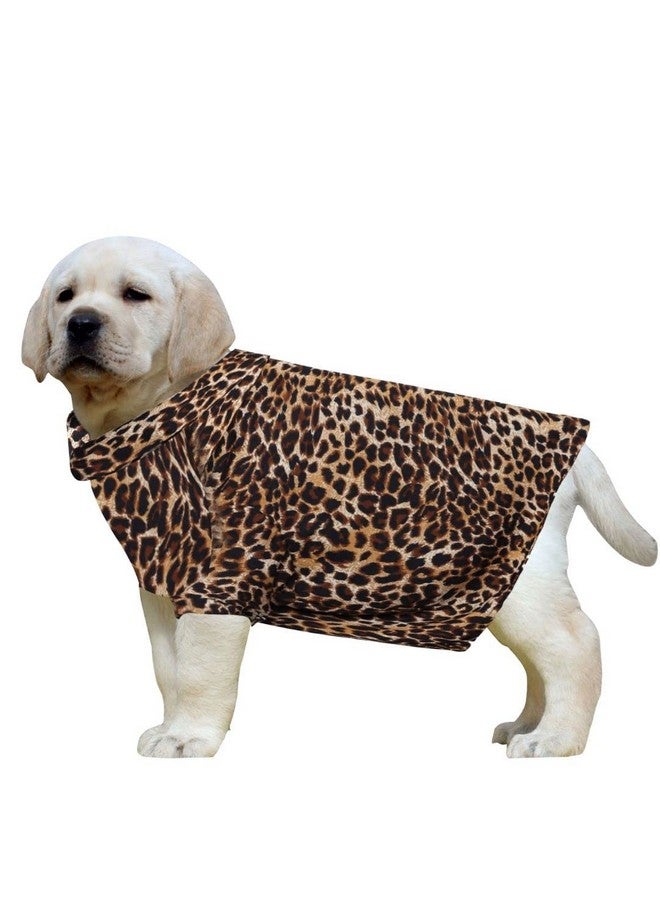 Western Era Super Soft Trendy Printed Shirt, Ultra Comfort Dog Apparel, Cotton Printed Breathable Basic Vest Dog Shirt, Cute Lightweight Thin Shirt For Your Furies (Medium - 18 Inch) (Cheetah Print) - Image 1