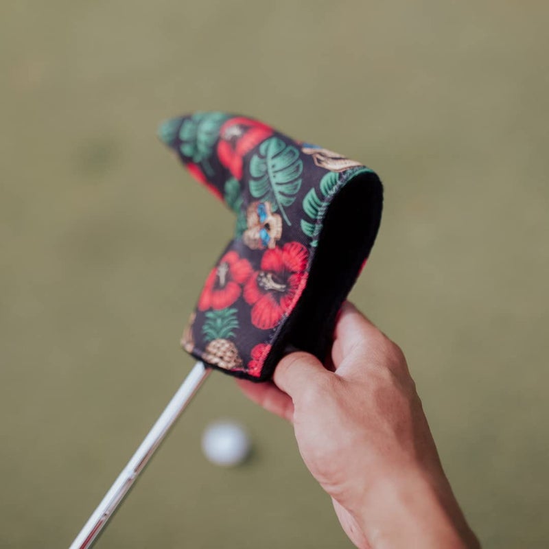 VIXYN Blade Putter Cover - Premium Golf Putter Headcovers - Magnetic Fleeced Lined Head Covers (Pineapple Skull) - Image 4