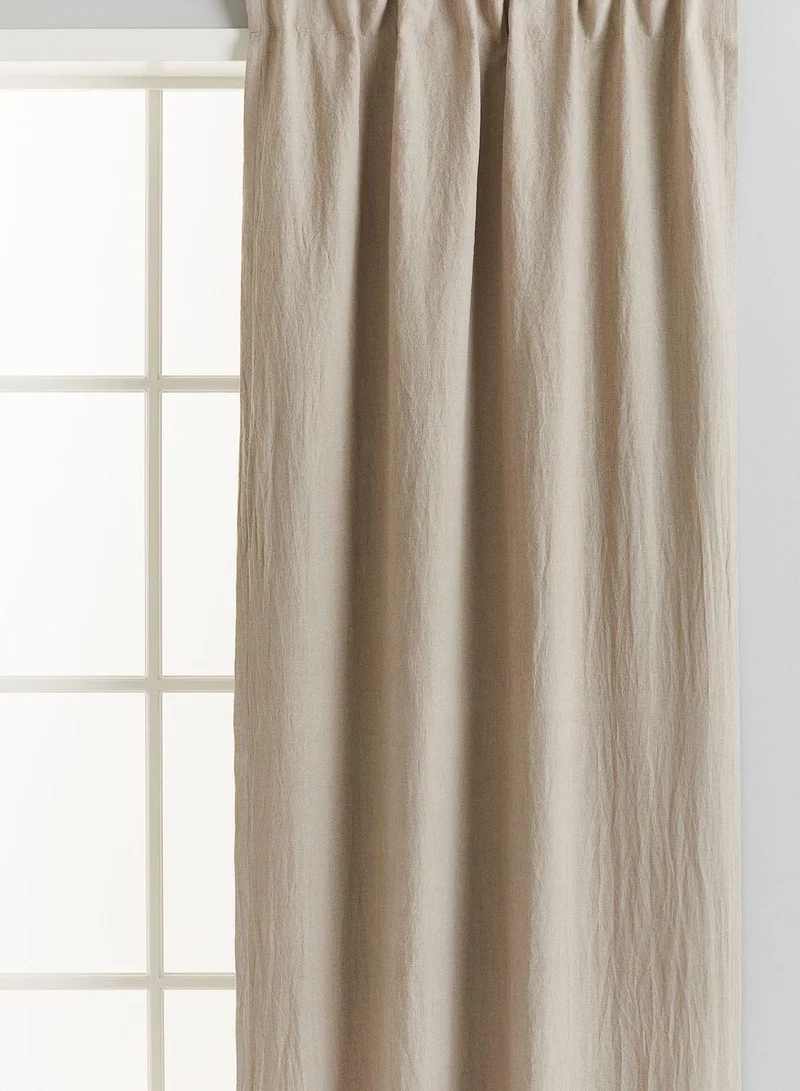 H&M 2-Pack Linen Blackout Curtain Lengths