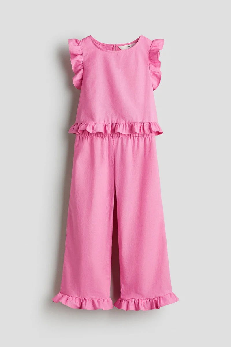 H&M 2-piece linen-blend set