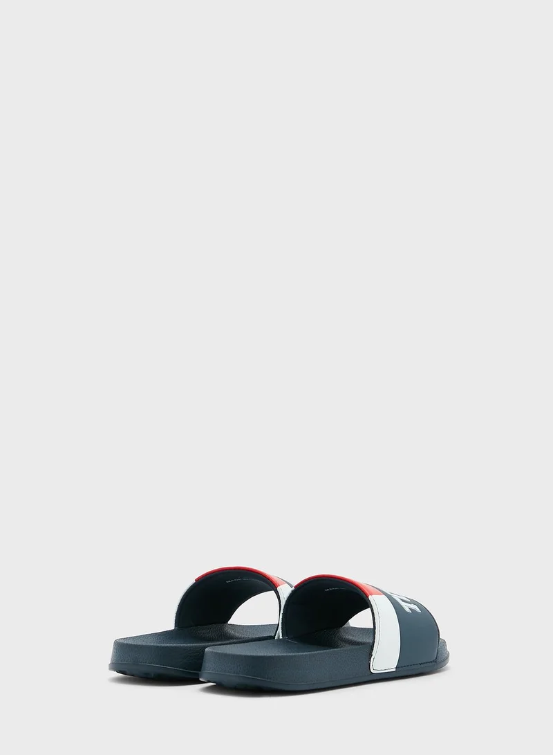 TOMMY HILFIGER Kids Slip On Slides