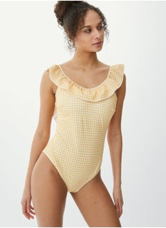 Gingham Check Print Costume