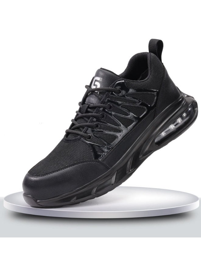 NIBEMINENT Fall Breathable Safety Shoes Steel Head Men's Casual Sports Shoes Protective Work Shoes Anti-puncture Safety Shoes - Image 1