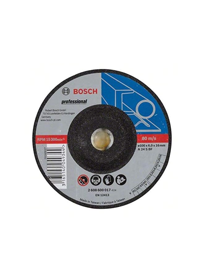 BOSCH Expert For Metal Grinding Disc For Small Angle Grinders 1 Piece 100 Mm Diameter 6.00 Mm Thickness - Image 2
