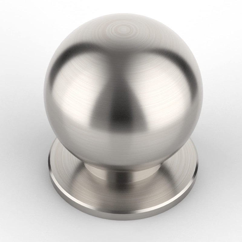 Coinkoly 10 Pack Cabinet Knobs Brushed Satin Nickel Single Hole Round Knobs Door pulls Kitchen Cabinet Knobs Drawer Knobs for Cabinet and Dresser Drawers - Image 1