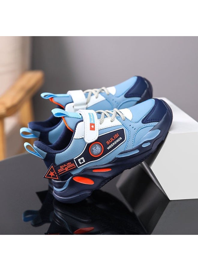 NIBEMINENT Summer Children's Fashion Sports Boys' Running Leisure Breathable Outdoor Shoes Lightweight  Shoes - Image 1
