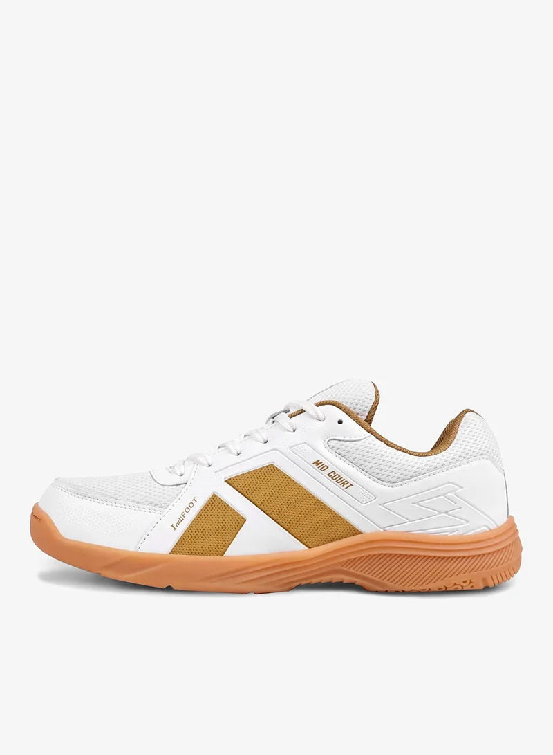 Mid Court Badminton Shoes for Men with Flexipro Sole Technology and Dual-Layer Foam Cushioning