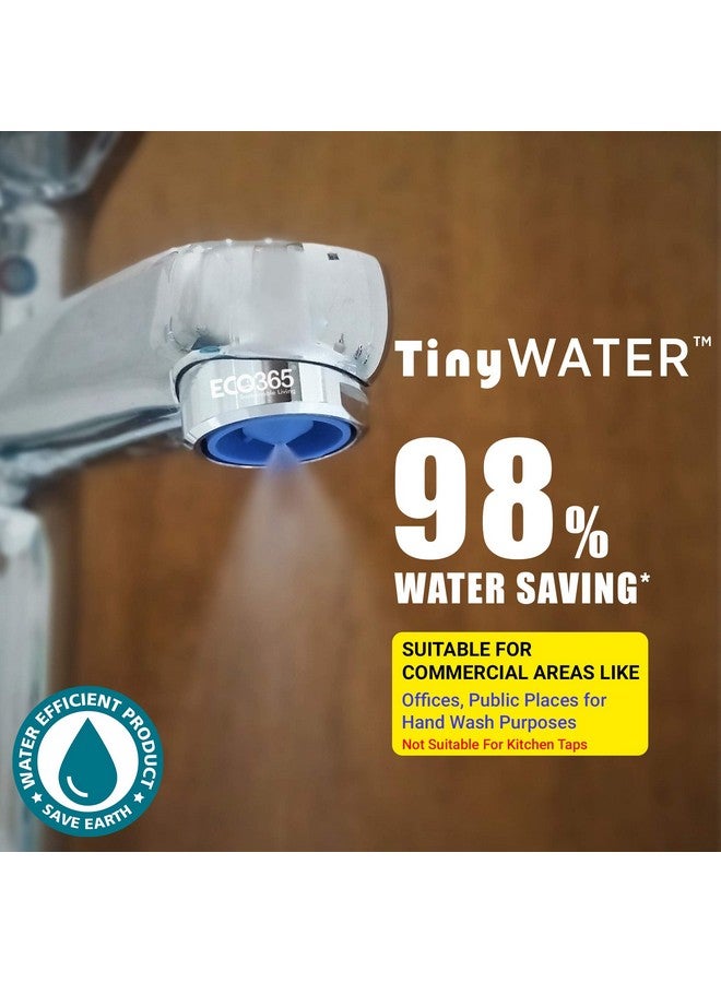 ECO365 Tiny Water Mist Aerator(Pack of 10)| Fits in Both Inner(24mm) & Outer(22mm) Threaded Shell | Easy to Maintain & Saves Upto 98% Water - Image 2