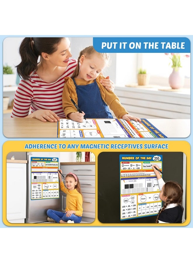 Dreamon Magnetic Number Of The Day Math Manipulatives Chart Paper Dry Erase Place Value Number Line For Classroom Whiteboard Accessories Teacher Supplies Must Haves And Homeschool Essentials - Image 5