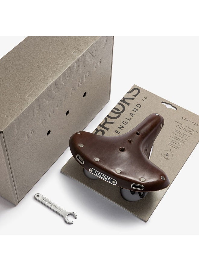 Brooks England Brooks B72 Leather Saddle Brown - Image 3