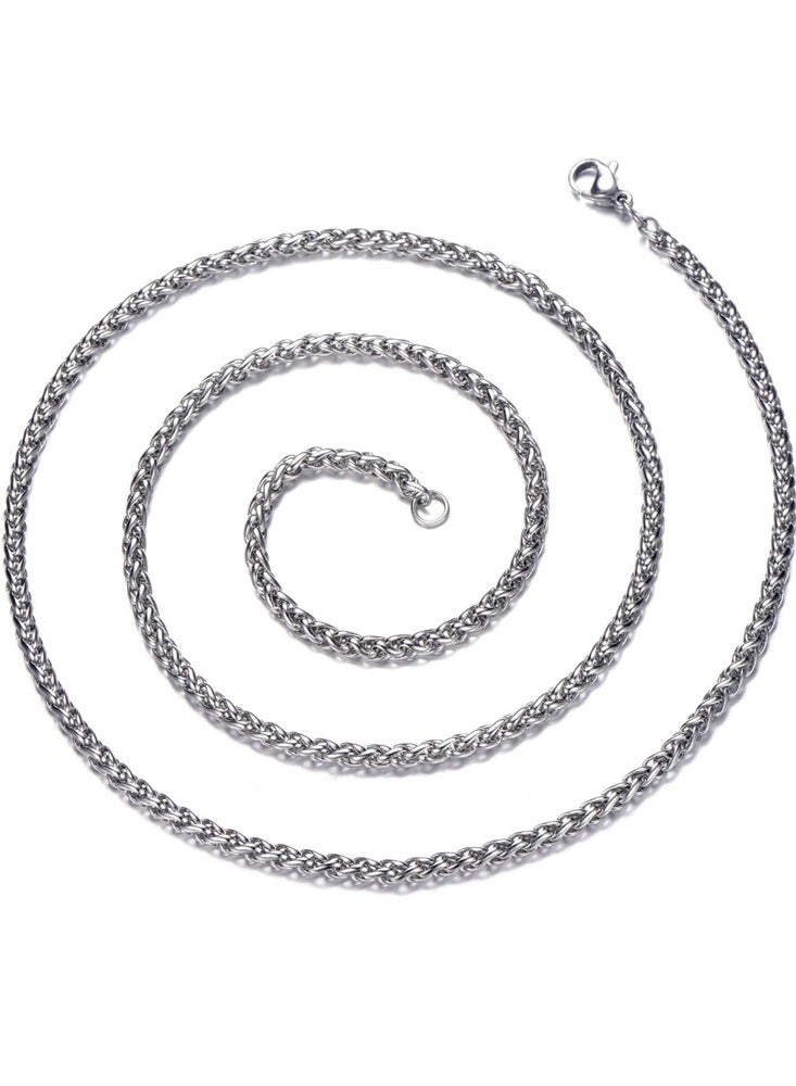 قلادة رجالية بتصميم مرساة بحرية سلسلة من الفولاذ المقاوم للصدأ مع تفاصيل حبل - Image 5