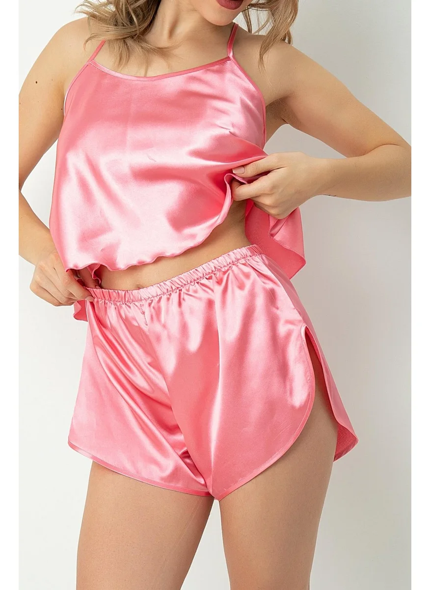 Miorre Doremi Satin Butterfly Shorts Set