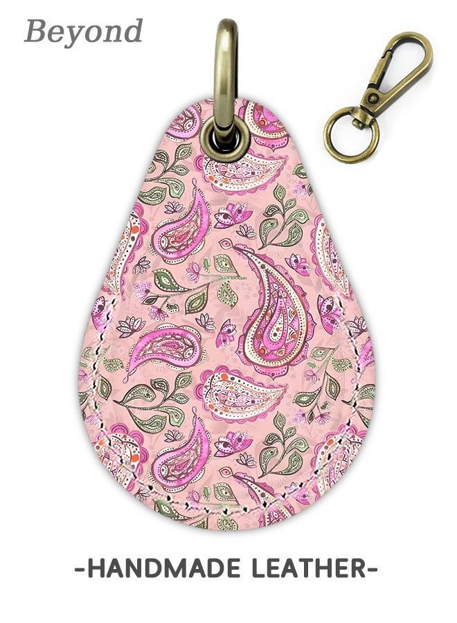 Beyond Leather Case for AirTag, AirTag Protective Case Cover with Keychain Ring, AirTag Holder - Image 1