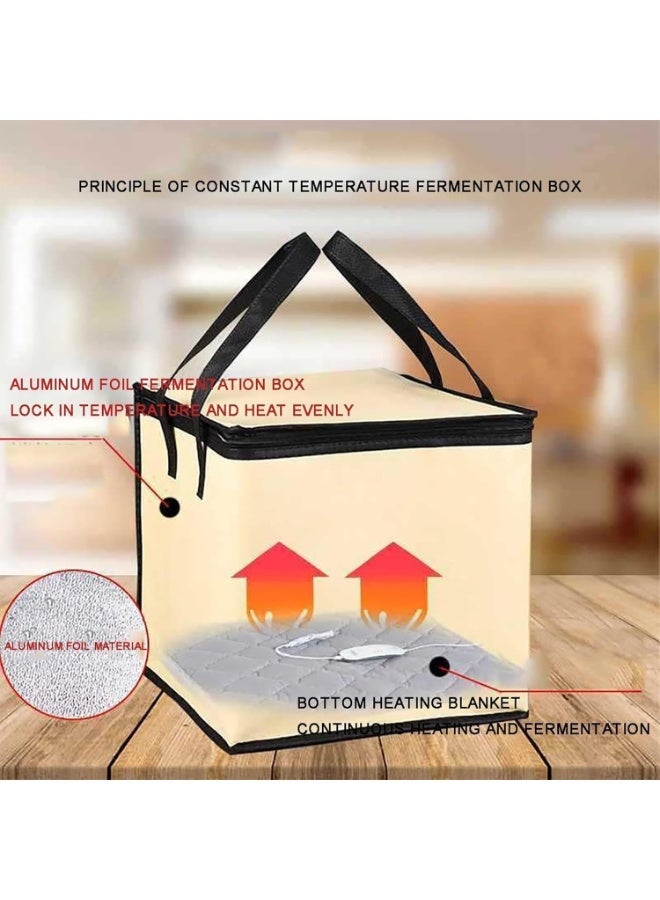 SikRea Dough Proofer(20L 30L 35L 50L), Proofing Box, With Heater + Handle,3 Gear Adjustment, Reusable, Low-Temperature Heating For Making Bread, Yogurt, Natto,20L - Image 4