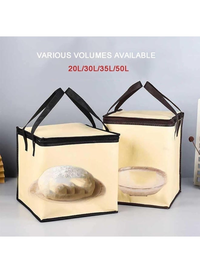 SikRea Dough Proofer(20L 30L 35L 50L), Proofing Box, With Heater + Handle,3 Gear Adjustment, Reusable, Low-Temperature Heating For Making Bread, Yogurt, Natto,20L - Image 2