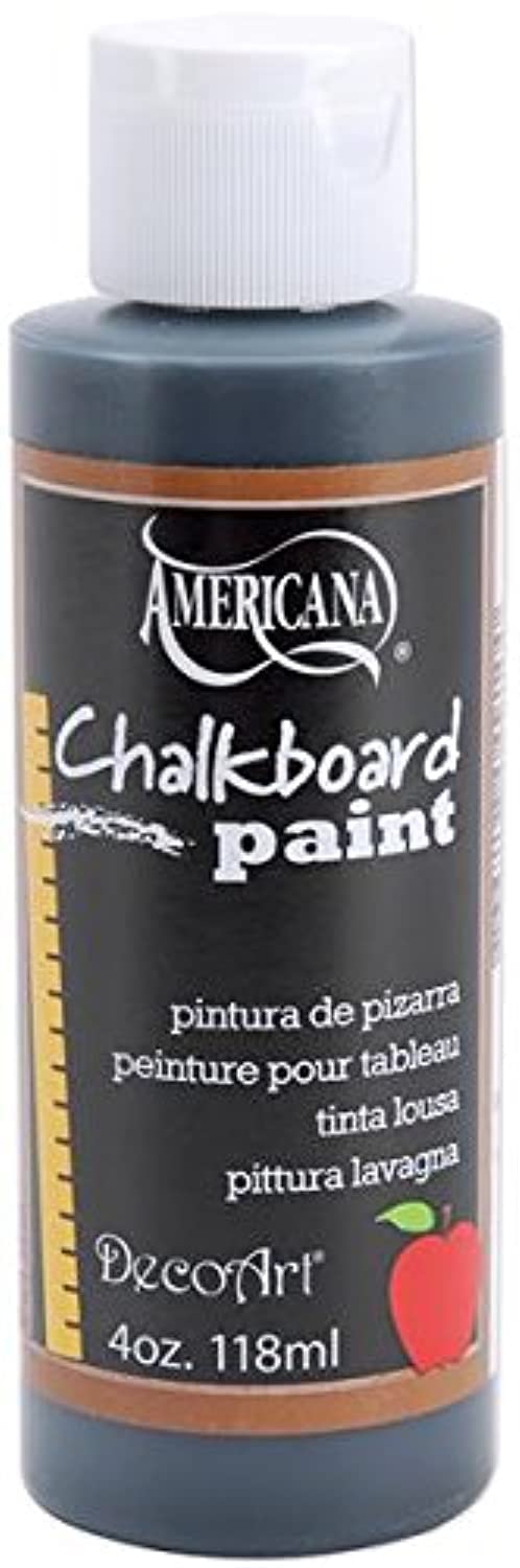 DecoArt DS9062 Americana Chalkboard Paint 4Ounce Black Slate Chalkboard Paint