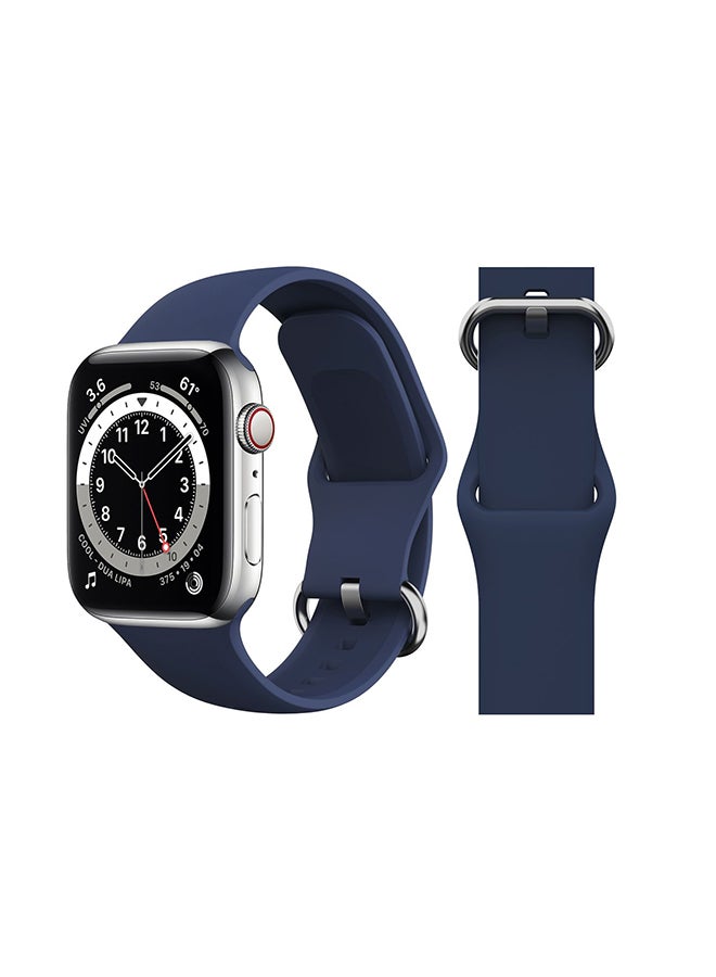 Perfii Replacement Band For Apple Watch Series 6/SE/5/4/3/2/1 Midnight Blue