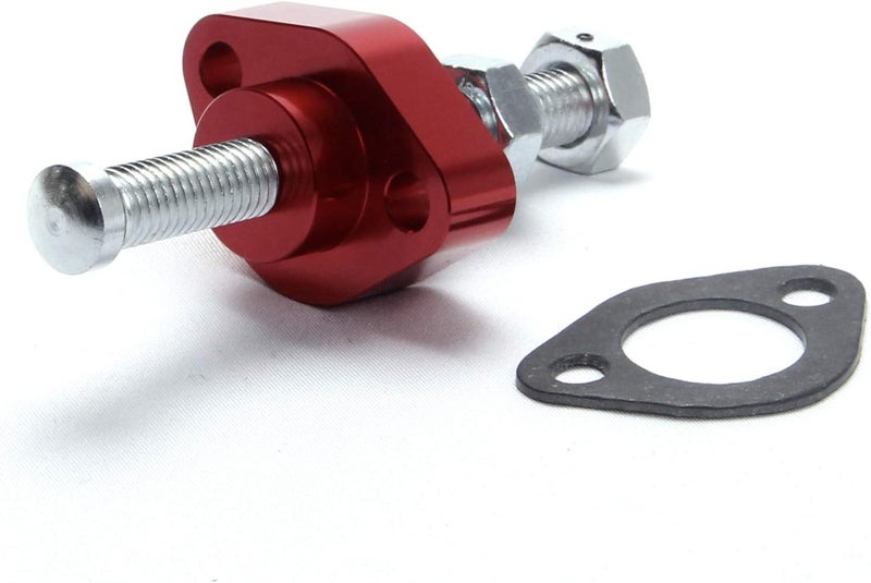 Rawsomes Manual Cam Timing Chain Tensioner Compatible with CBR600F F3 F4 F4i CBR900 RR CBR900F ARX1200 T2 N2 T3 Red - Image 2