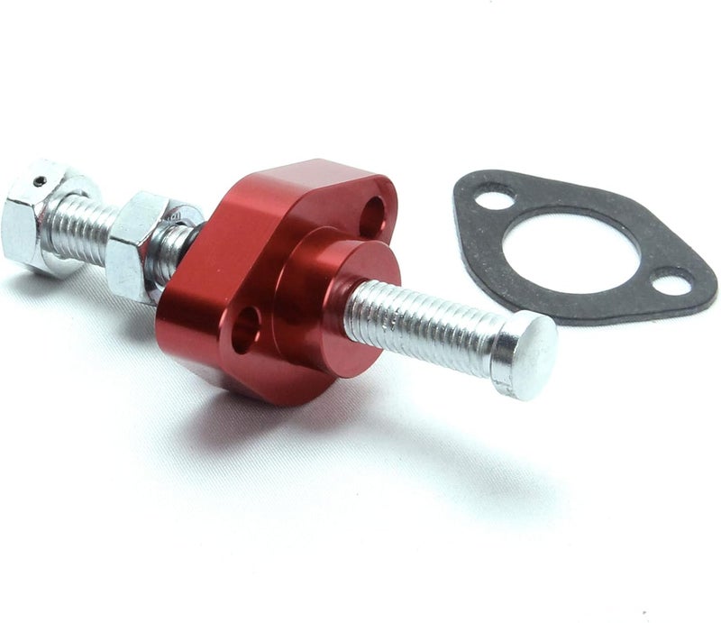 Rawsomes Manual Cam Timing Chain Tensioner Compatible with CBR600F F3 F4 F4i CBR900 RR CBR900F ARX1200 T2 N2 T3 Red - Image 1