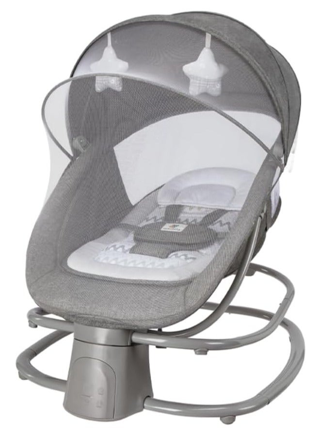 Mastela 4 in 1 Deluxe Baby Rocker with Dining Table, Automatic Electric Baby Swing with Adjustable Swing Speed, Soothing Music for Babies Suitable for 0-3 Years Old, App Operated (08112) - Image 2