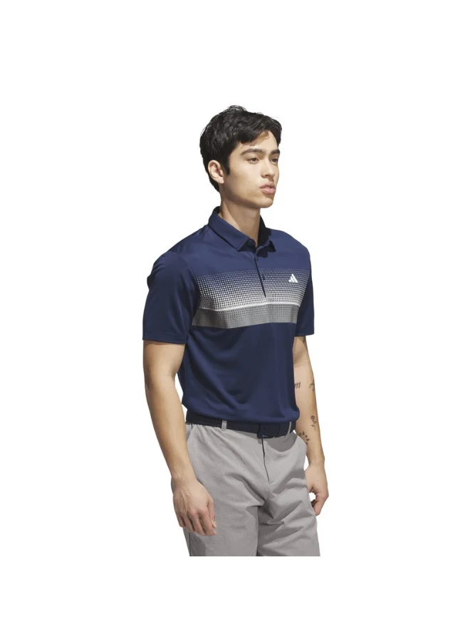 adidas Adidas Perf Chst Polo M Blue Golf Polo Shirts For Men