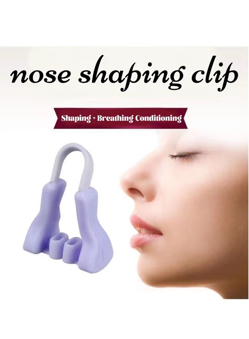 قطعة واحدة من مشبك رفع الأنف من السيليكون - أداة تمليس الأنف من أجل تنفس أفضل، وتعزز تدفق الشريان الأنفي، وتقلل من الشخير، وتنحيف الأنف وجهاز رفع لتحسين النوم والاستخدام اليومي - Image 1