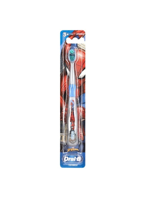 Oral-B, Toothbrush, Extra Soft, 3+ Years, Spiderman, 1 Toothbrush