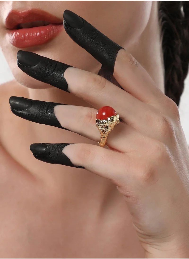 سوهي Stone Studded Adjustable Finger Ring